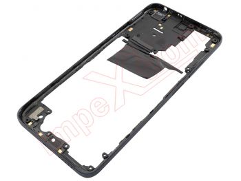 Carcasa frontal / central con marco negro / gris grafito "Graphite Gray" para Xiaomi Redmi Note 11, 2201117TG